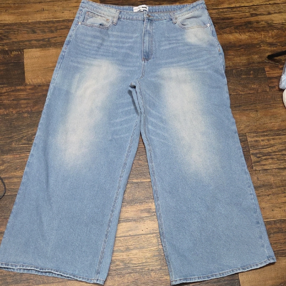 Fashion Nova Light Blue Denim Jeans